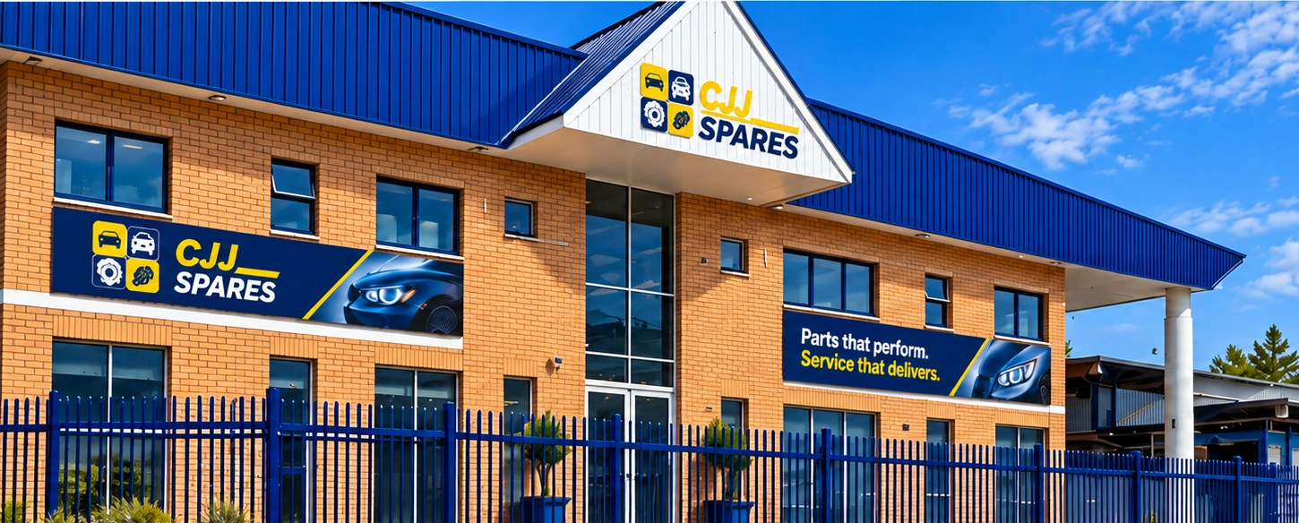 Illustrative architectural visualisation of the CJJ Spares premises